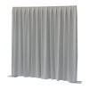 Dimout blickdichter Stoff seidenmatt plissiert für Pipe_und_Drape System